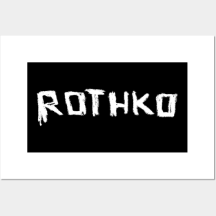 Mark Rothko, Artist Name Font: ROTHKO Posters and Art